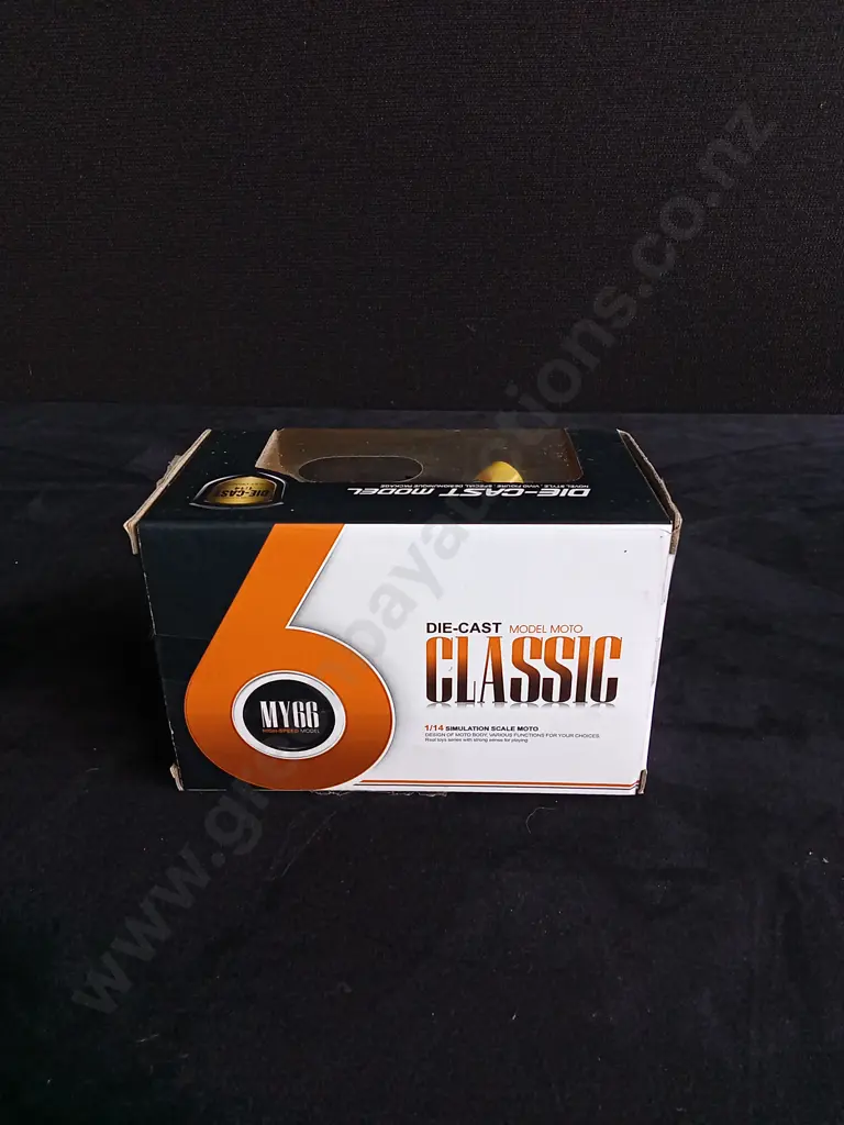 3 1:14 SCALE MING YING MY66 DIECAST SCOOTER MODELS, BOXED Image 1++