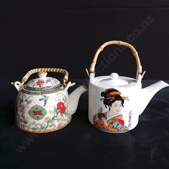 2 JAPANESE TEAPOTS