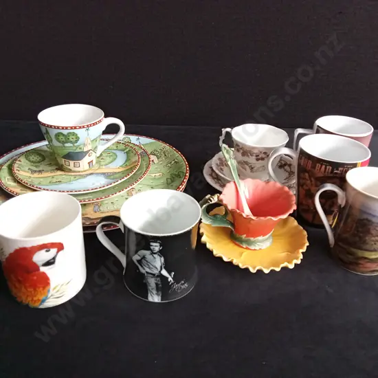ASSORTED DISHES AND CUPS