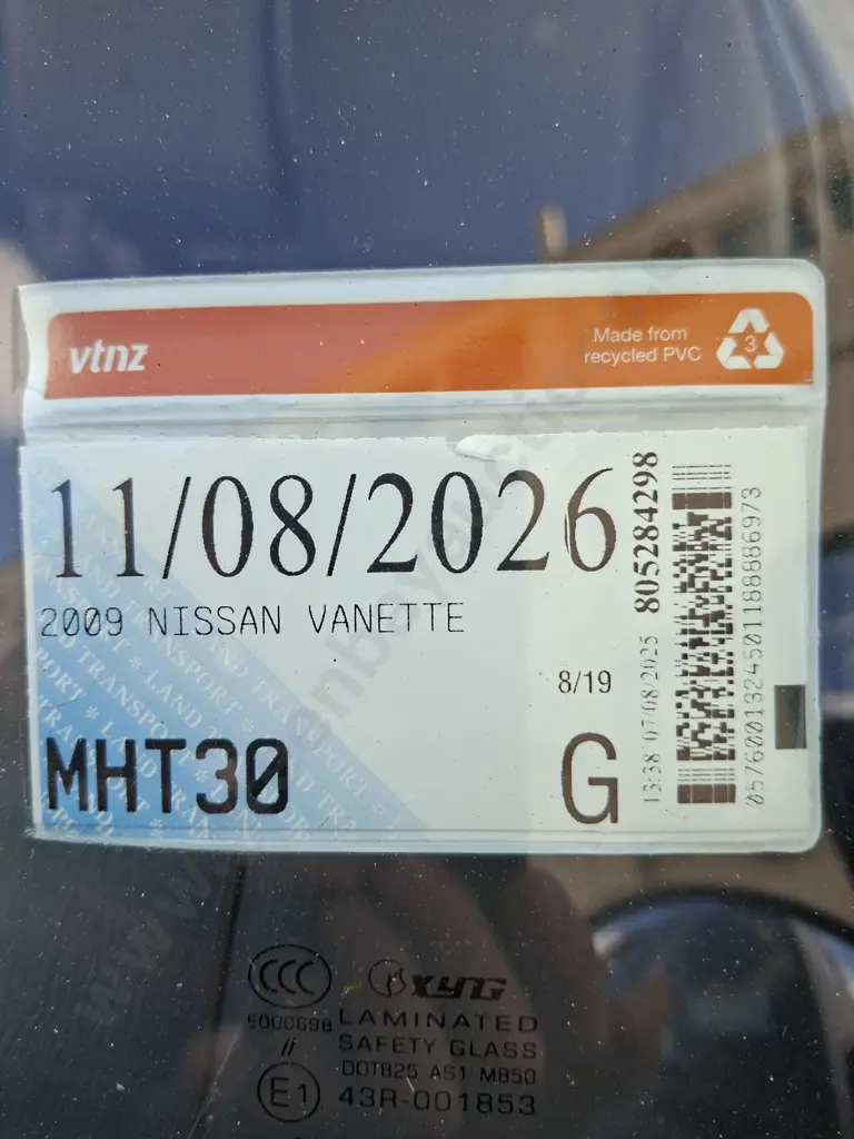2009 NISSAN VANETTE REGISTRATION MHT30 - PETROL MANUAL TRANSMISSION, REGISTERED TO 11-08-2026 WOF EXPIRED 02/2026 Image 1++