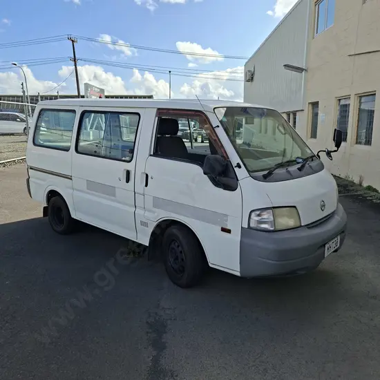 2009 NISSAN VANETTE REGISTRATION MHT30 - PETROL MANUAL TRANSMISSION, REGISTERED TO 11-08-2026 WOF EXPIRED 02/2026