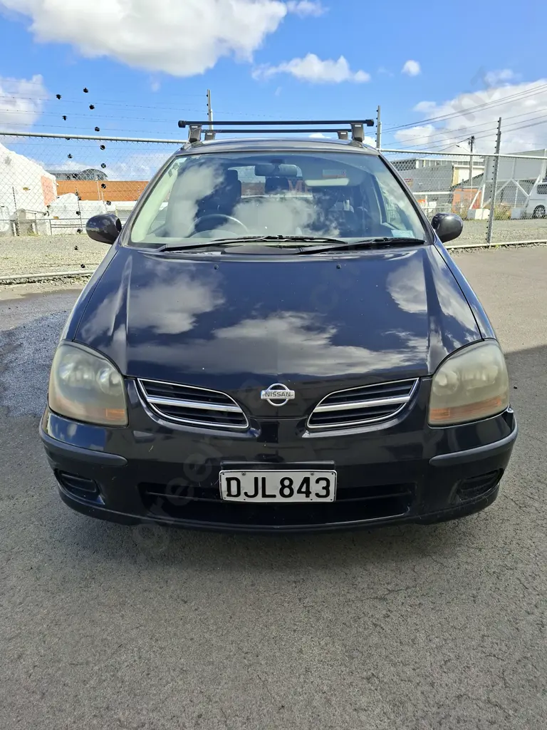 1999 NISSAN TINO REGISTRATION DJL843 WOF TO 17.6.26, REGISTERED TO 1.10.26 CVT COLUMN SHIFT AUTOMATIC TRANSMISSION Image 1++