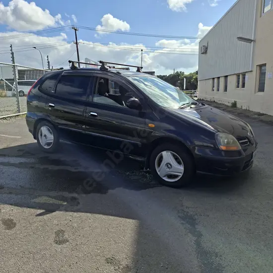 1999 NISSAN TINO REGISTRATION DJL843 WOF TO 17.6.26, REGISTERED TO 1.10.26 CVT COLUMN SHIFT AUTOMATIC TRANSMISSION