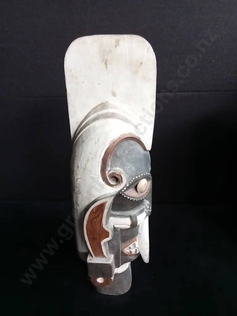 HEAD CARVING FROM PAPUA NEW GUINEA H  39CM Image 1++