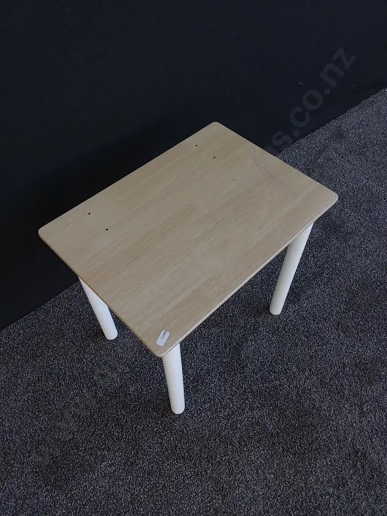 WOODEN TABLE 47CM H X 48CM W Image 1++