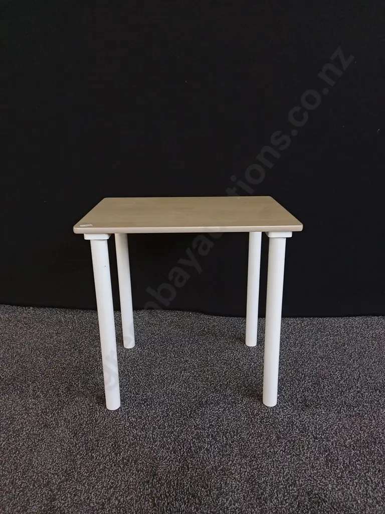 WOODEN TABLE 47CM H X 48CM W Image 1++