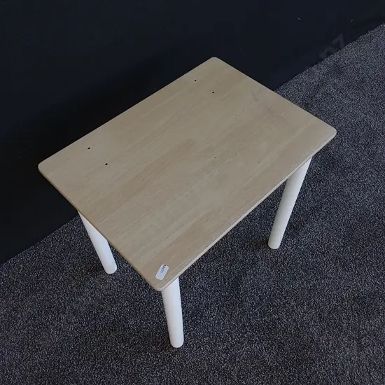 WOODEN TABLE 47CM H X 48CM W