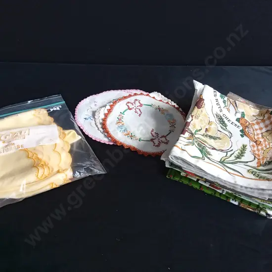 TEA TOWELS AND HANDKERCHIEFS