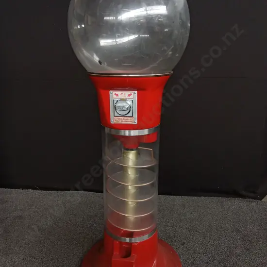 CREATIVE PRODUCTS TORNADO VENDING MACHINE 1.62M TALL RED