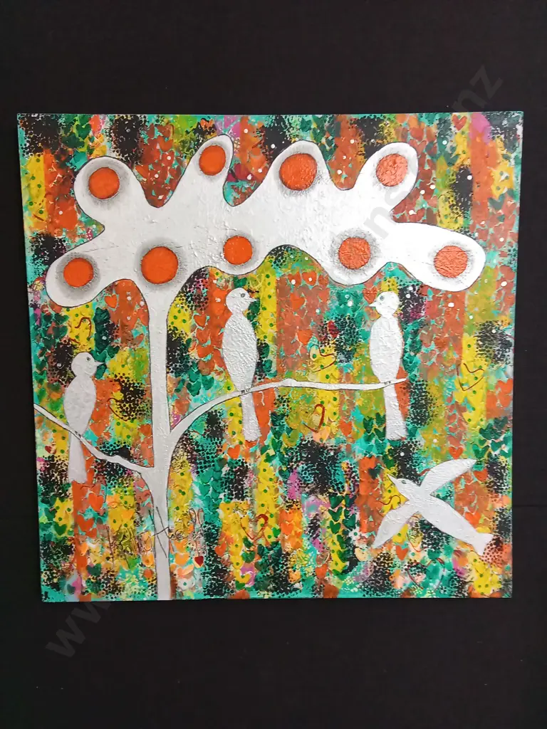 CANVAS PAINTING 76CM X 76CM Image 1++