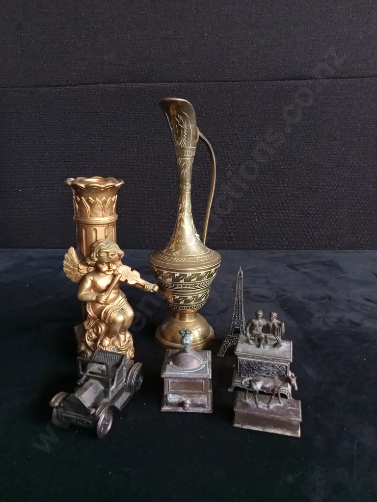 7 PIECES MIX BRASS DECOR Image 1++