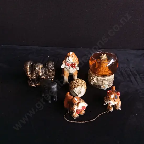 VINTAGE ANIMAL ORNAMENTS