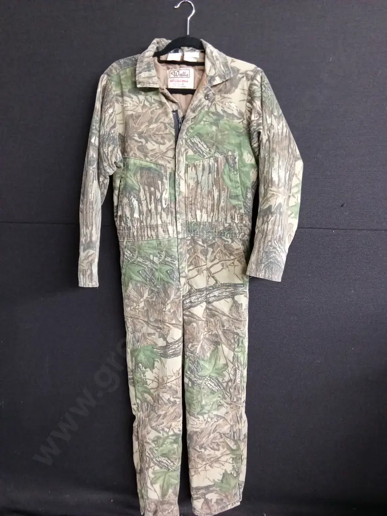 WALLS BLIZZARD-PRUF CAMO ONE-PIECE SIZE YOUTHS 18 REGULAR Image 1++