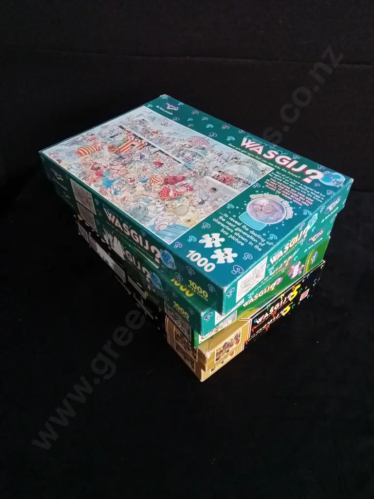 5 WASGIJ 1000 PIECE PUZZLES (COMPLETE) Image 1++