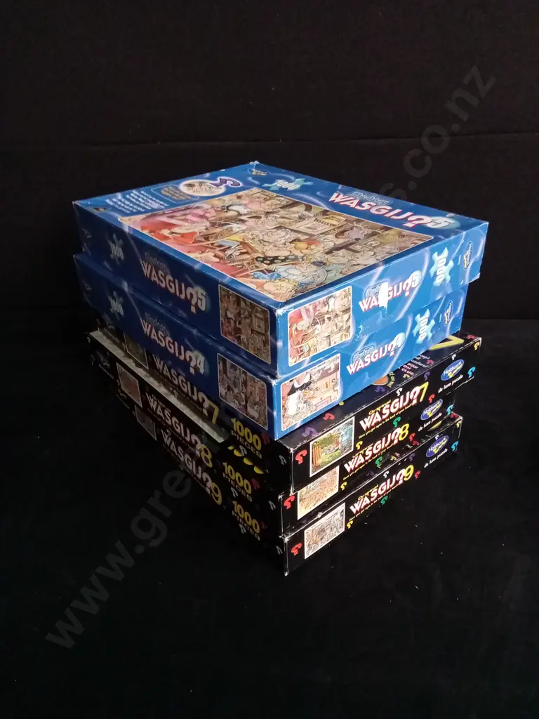 5 WASGIJ 1000 PIECE PUZZLES (COMPLETE) Image 1++