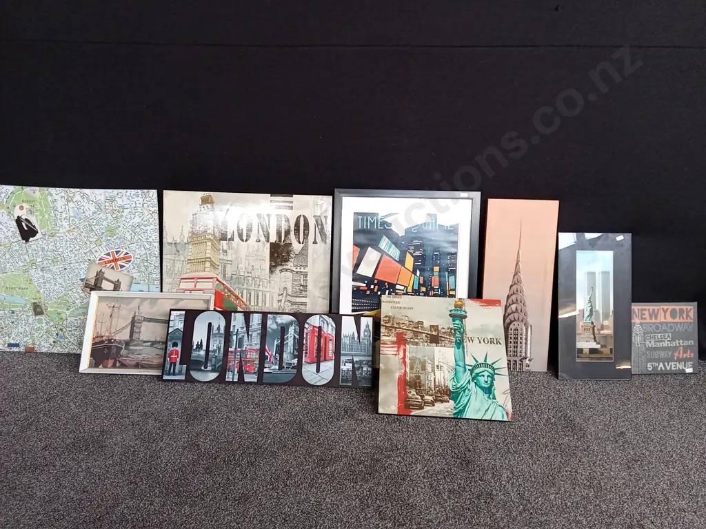 LONDON AND NEW YORK PRINTS Image 1++