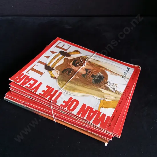 20 ISSUES OF TIME MAGAZINE 1975