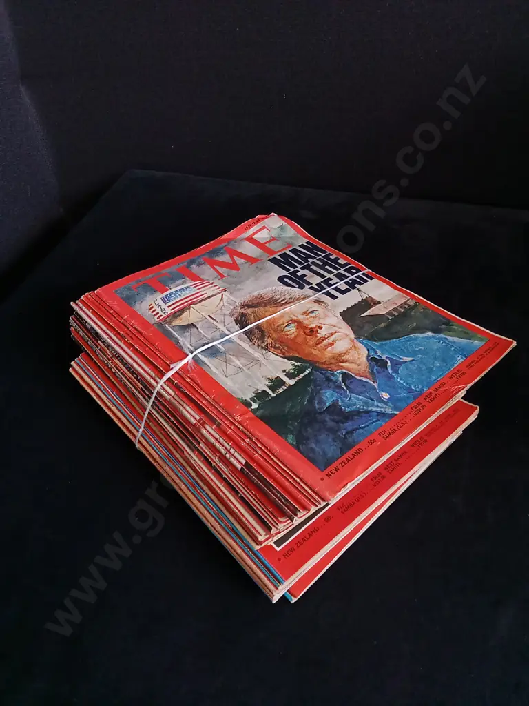 36 ISSUES OF TIME MAGAZINE 1977 Image 1++
