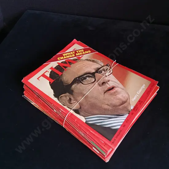 16 ISSUES OF TIME MAGAZINE 1973