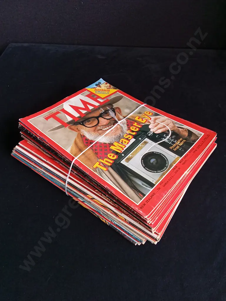 18 ISSUES OF TIME MAGAZINE 1979 Image 1++
