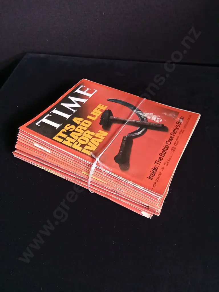 24 ISSUES OF TIME MAGAZINE 1976 Image 1++