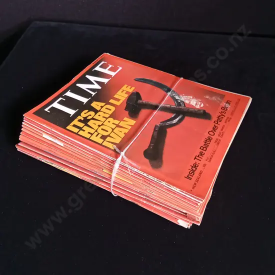 24 ISSUES OF TIME MAGAZINE 1976