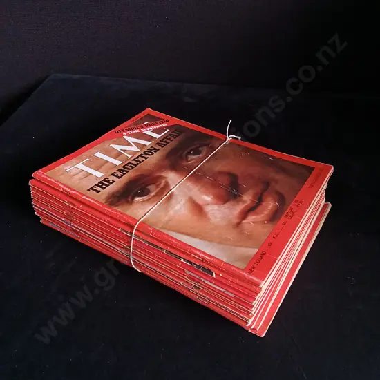 21 ISSUES OF TIME MAGAZINE 1972