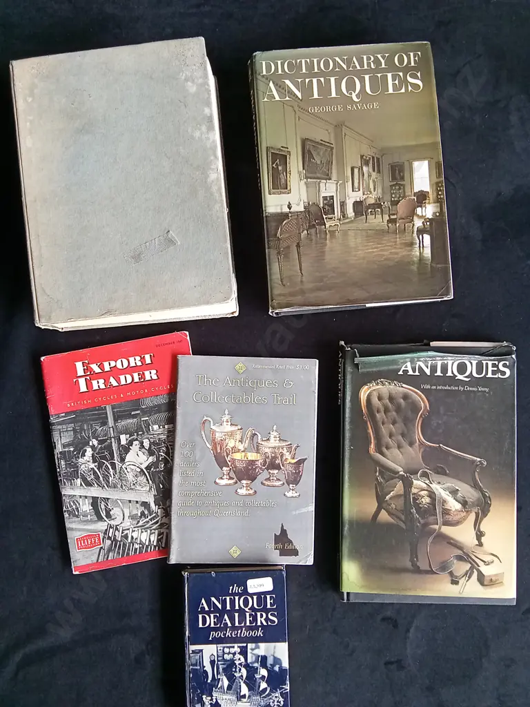 6 PIECES BOOKS ON ANTIQUES Image 1++