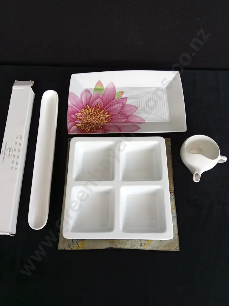 5 PIECES MIX OF SERVING DISHES Image 1++