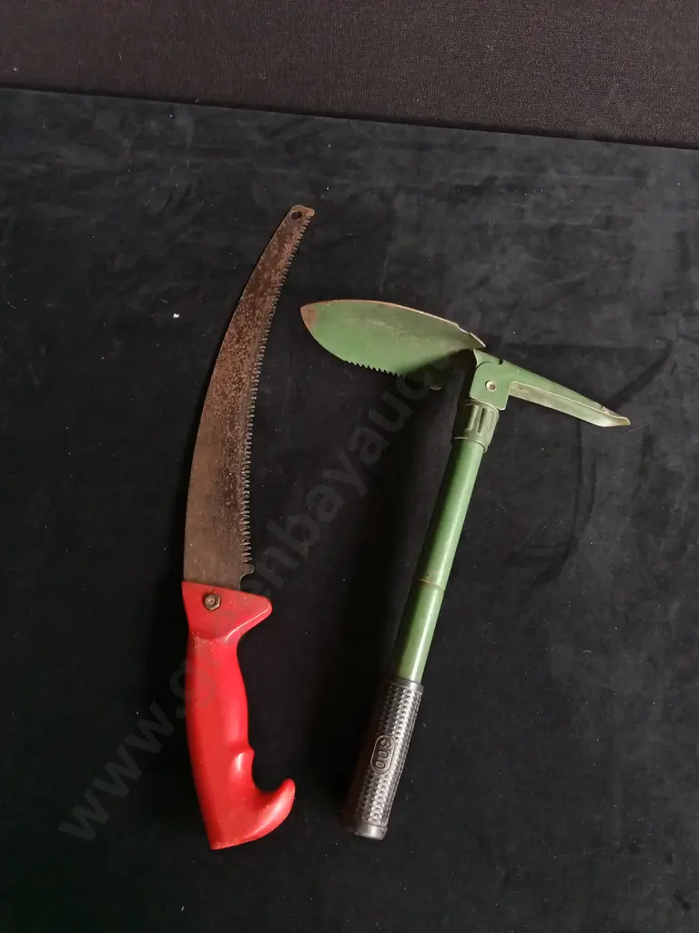 PRUNING SAW AND PICK/SHOVEL Image 1++