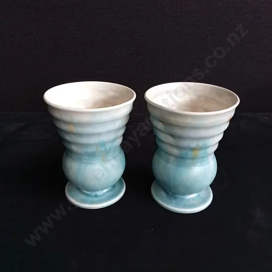 2 VINTAGE CERAMIC VASES
