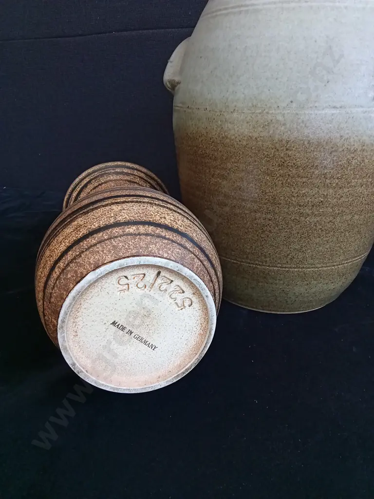 2 PIECES OF GERMAN POTTERY TALLEST H 40CM Image 1++