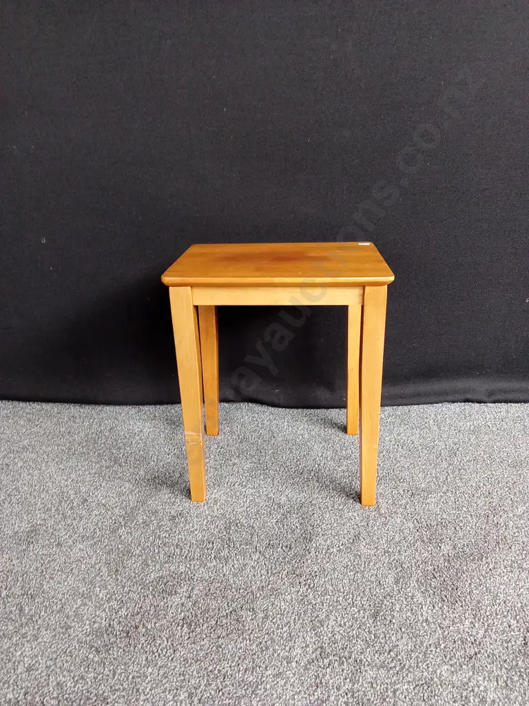 WOODEN SIDE TABLE H49CM L42CM D34CM Image 1++