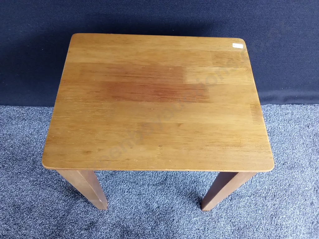 WOODEN SIDE TABLE H49CM L42CM D34CM Image 1++