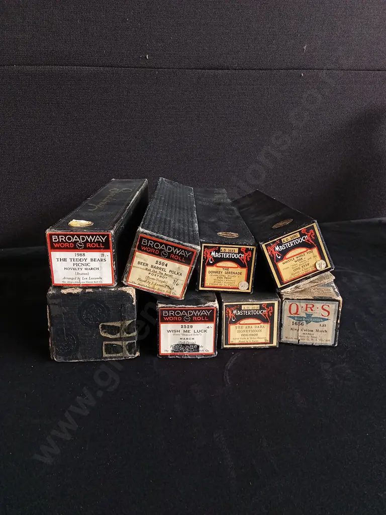 VINTAGE COLLECTABLE PIANOLA ROLLS Image 1++