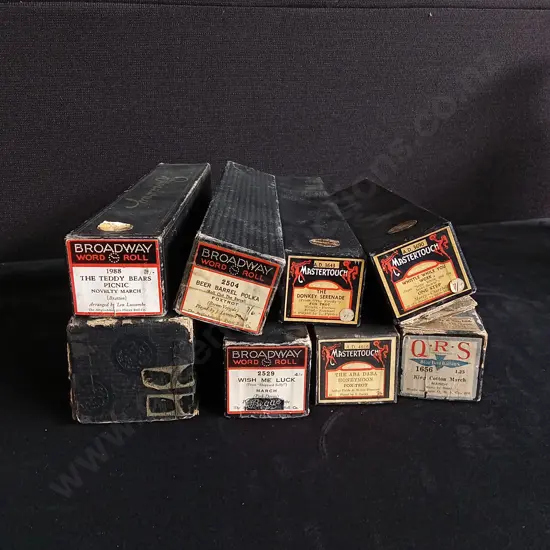 VINTAGE COLLECTABLE PIANOLA ROLLS