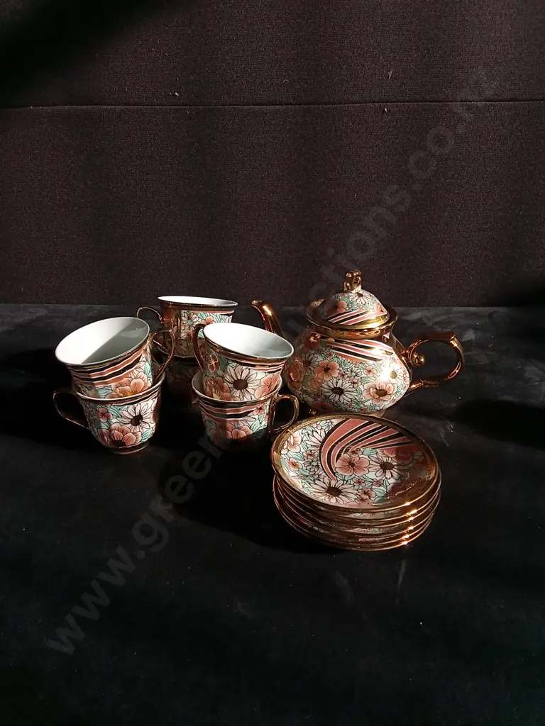 13 PIECE TEA SET Image 1++