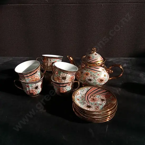13 PIECE TEA SET