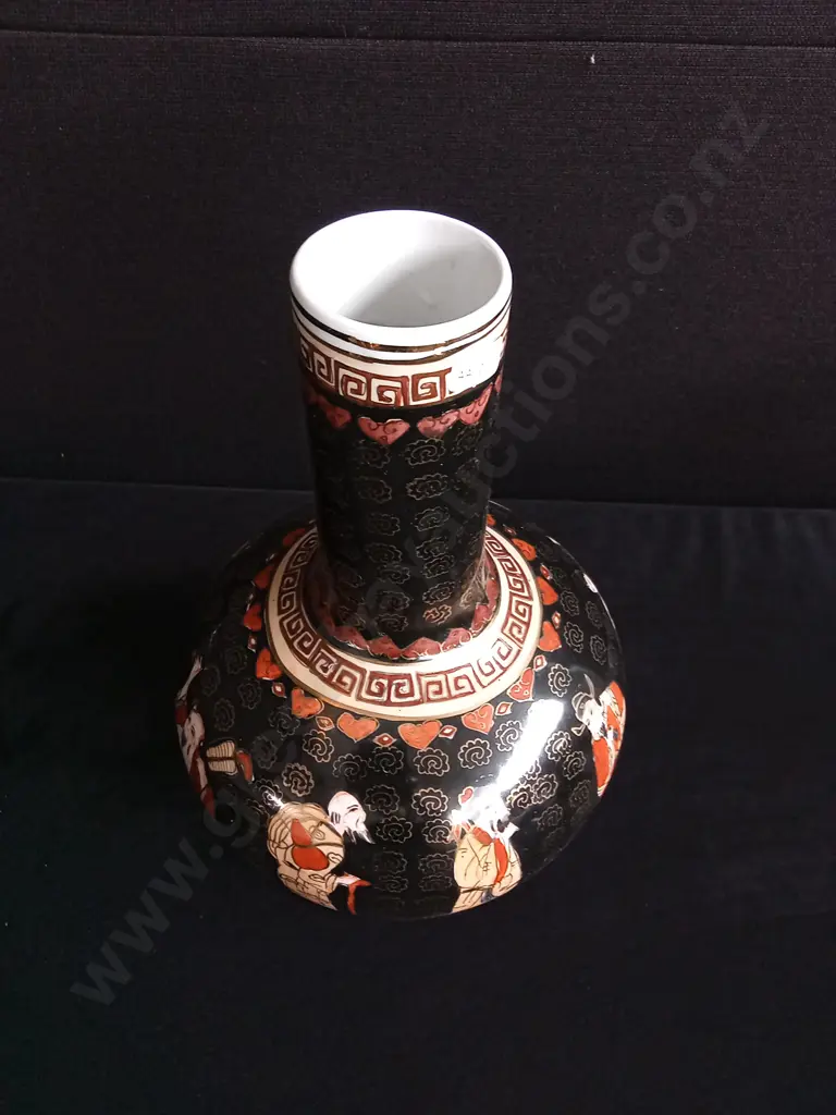 CHINESE PORCELAIN BOTTLE VASE H 37 CM Image 1++