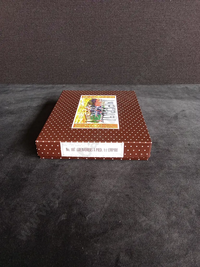 IMPERIAL PRODUCTIONS 1:32 SCALE SOLDIERS, NO.107 GRENADIERS A PIED, 1ST EMPIRE, BOXED Image 1++