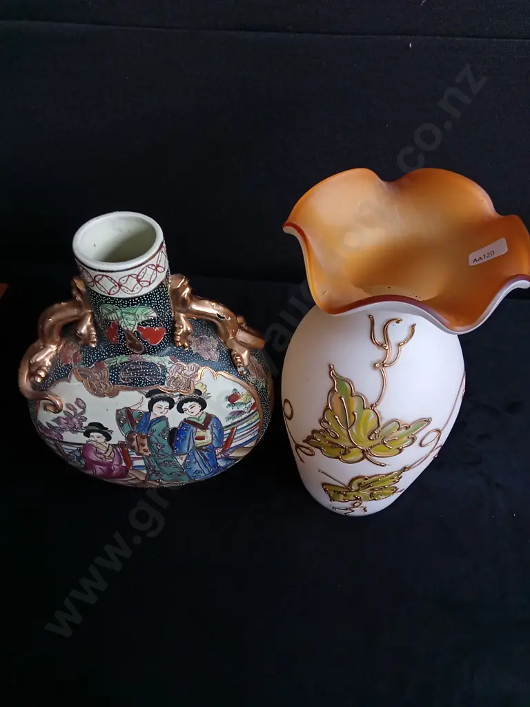 2 VINTAGE VASES H 31 CM Image 1++