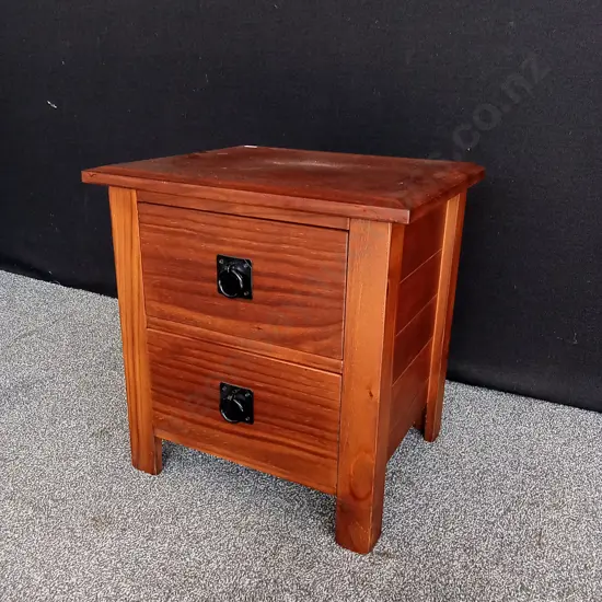 WOODEN NIGHT STAND H 53CM