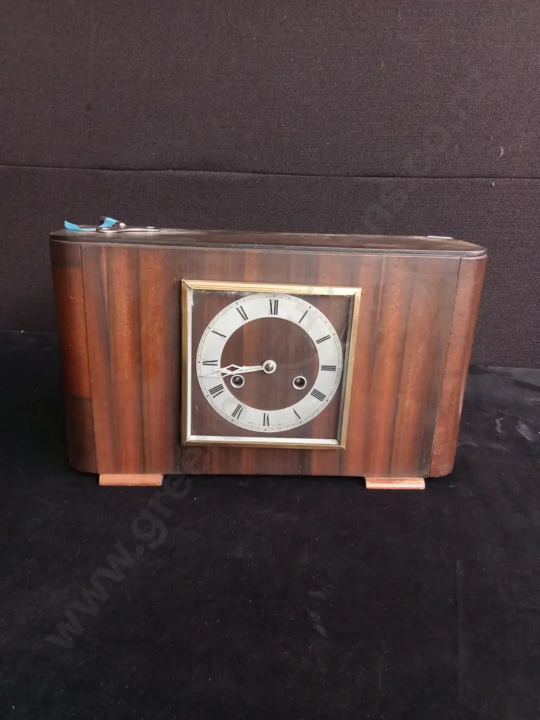 ART DECO MANTLE CLOCK H 23CM Image 1++
