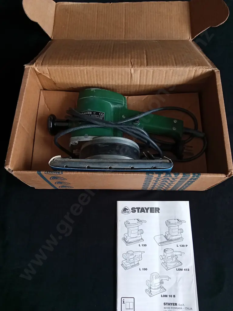 STAYER LOM 10 B ORBITAL SANDER Image 1++