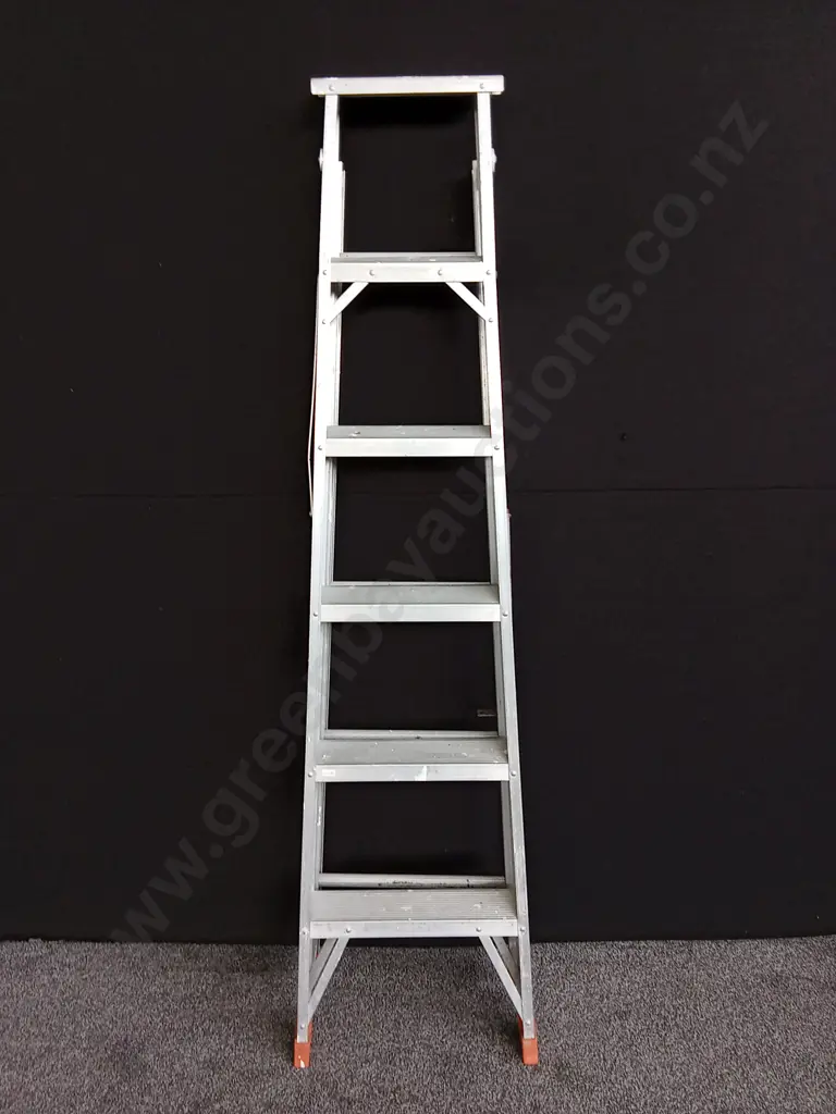 ALUMINIUM STEP LADDER H 1.75 M Image 1++