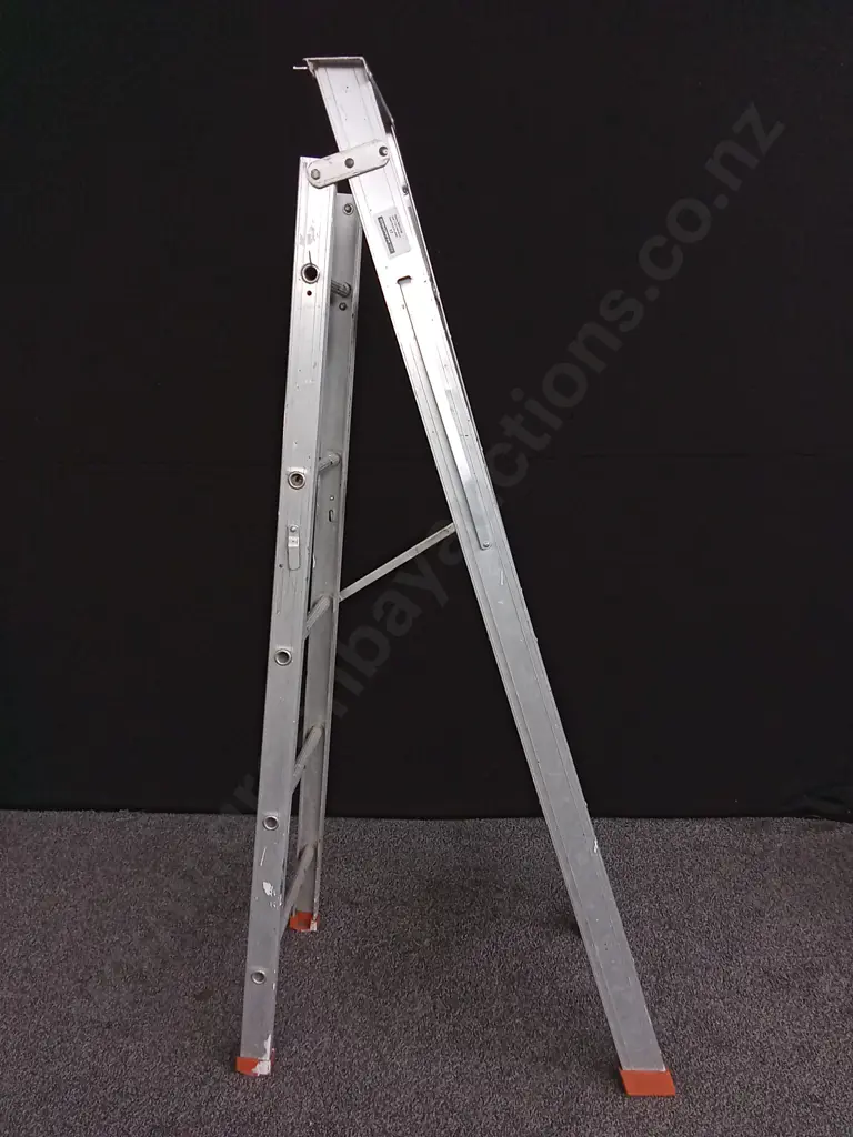 ALUMINIUM STEP LADDER H 1.75 M Image 1++