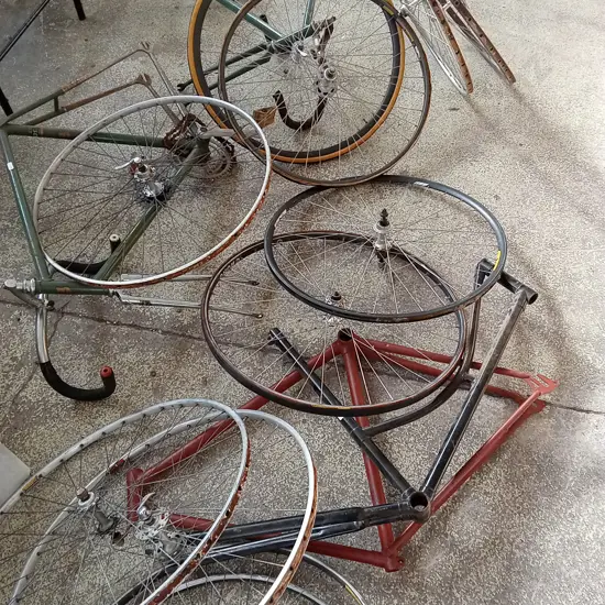 BIKE FRAMES AND WHEELS