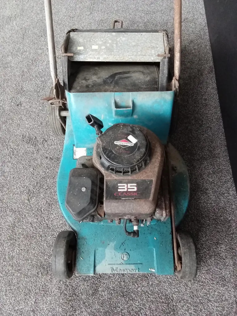 MASPORT 35 CLASSIC LAWN MOWER BRIGGS AND STRATTON ENGINE IS FREE BUT NOT STARTED Image 1++