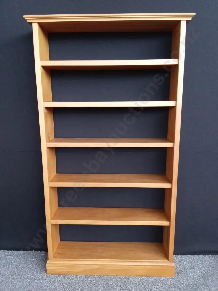 SOLID HANDMADE RIMU BOOKCASE 1.2M WIDE X 2.1M TALL SOLID AND VERY HEAVY Image 1++