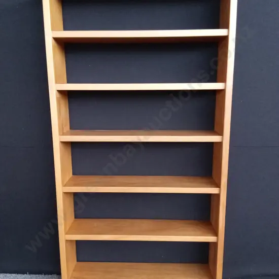 SOLID HANDMADE RIMU BOOKCASE 1.2M WIDE X 2.1M TALL SOLID AND VERY HEAVY